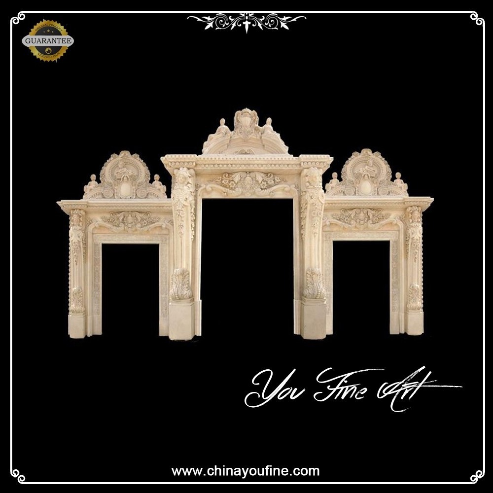 Decorative Marble Entry Door Frame