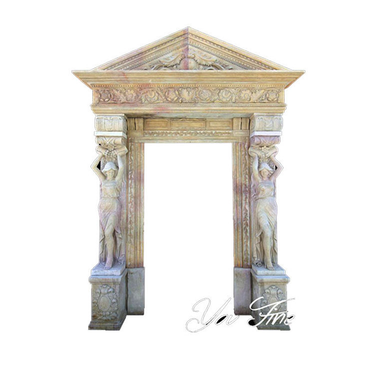 Decorative Marble Entry Door Frame