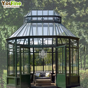 Summer House Gazebo Pergola Aluminium Outdoor Roof Sunroom Solarium Glass House Sun Room