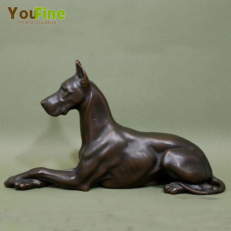 Life Size Bronze Great Danes Statue for Garden