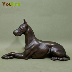 Life Size Bronze Great Danes Statue for Garden