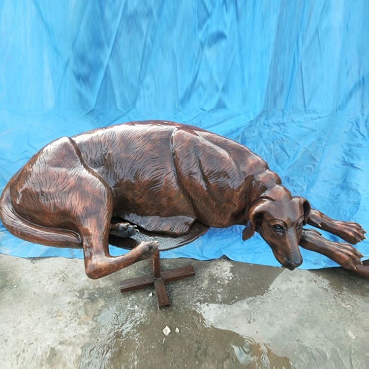 hot designs Beautiful Bronze great dane  Dog statue  Life Size Animal Statue