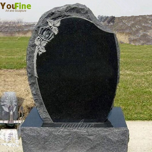 Black Granite Tombstone China Granite Gravestone