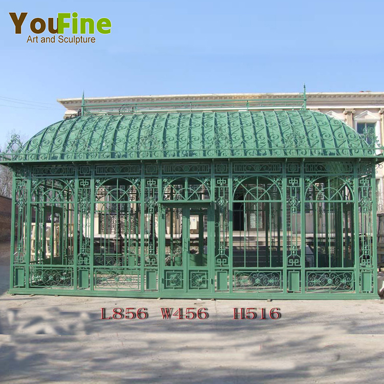 China Supplier Outdoor Garden Cast Iron Gazebo