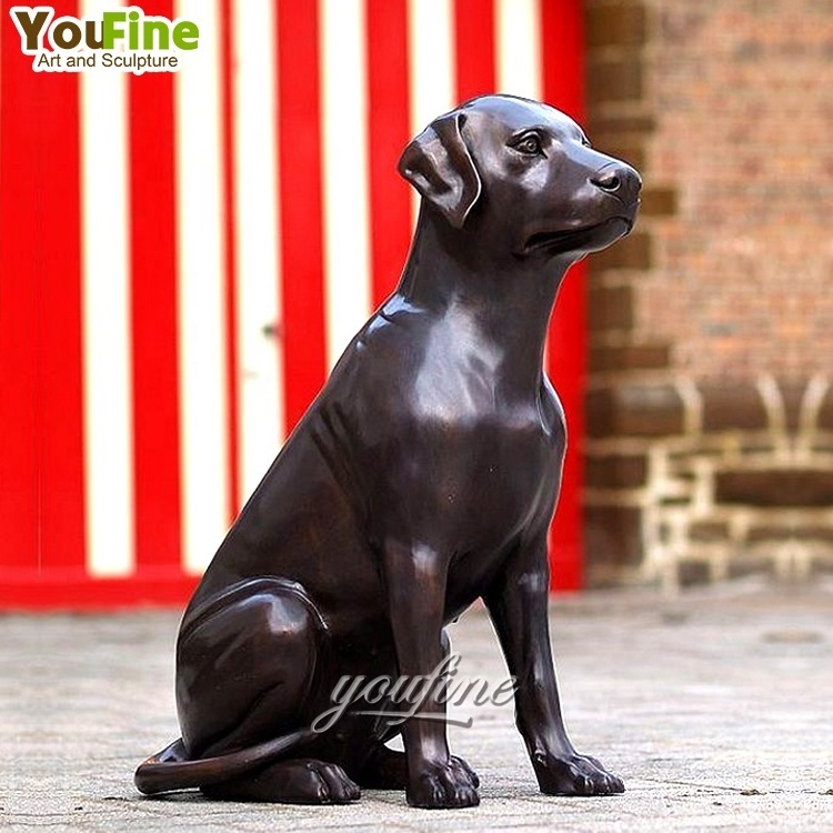 Western Bronze Art German Shepherd Dog Statue