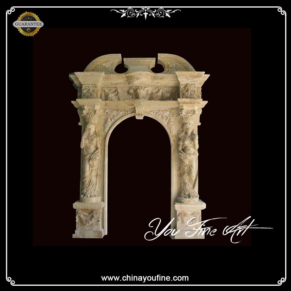 Decorative Marble Entry Door Frame