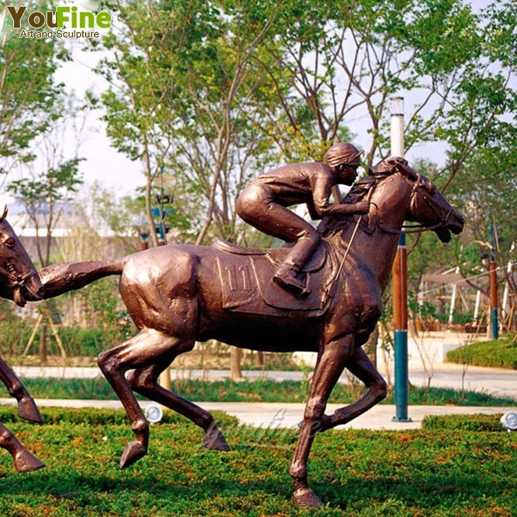 Life Size Bronze Running Horse Statue Animal Sculpture