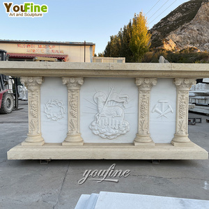 Hand Carved Catholic Church Natural Stone Marble Altar Table