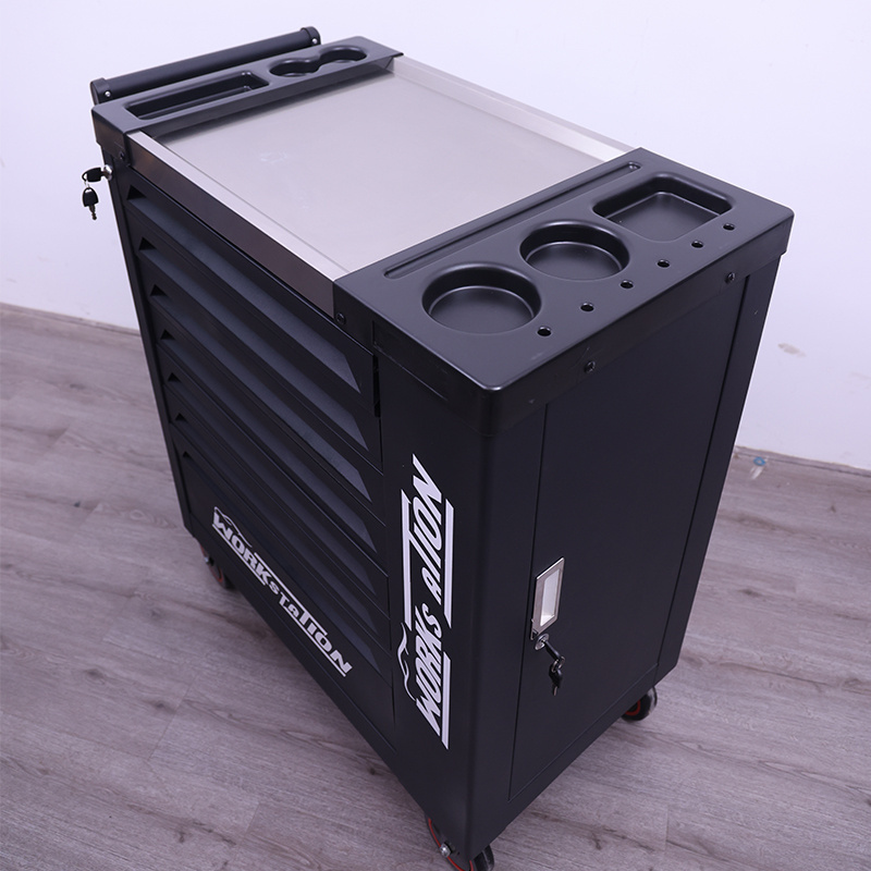 Customized Auto Repair 7 Drawer Workshop Tool Trolley Tool Box Roller Cabinet Rolling Tool Chest On Wheels