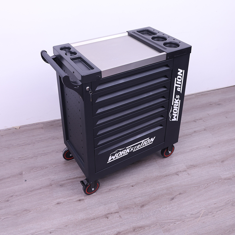 Customized Auto Repair 7 Drawer Workshop Tool Trolley Tool Box Roller Cabinet Rolling Tool Chest On Wheels