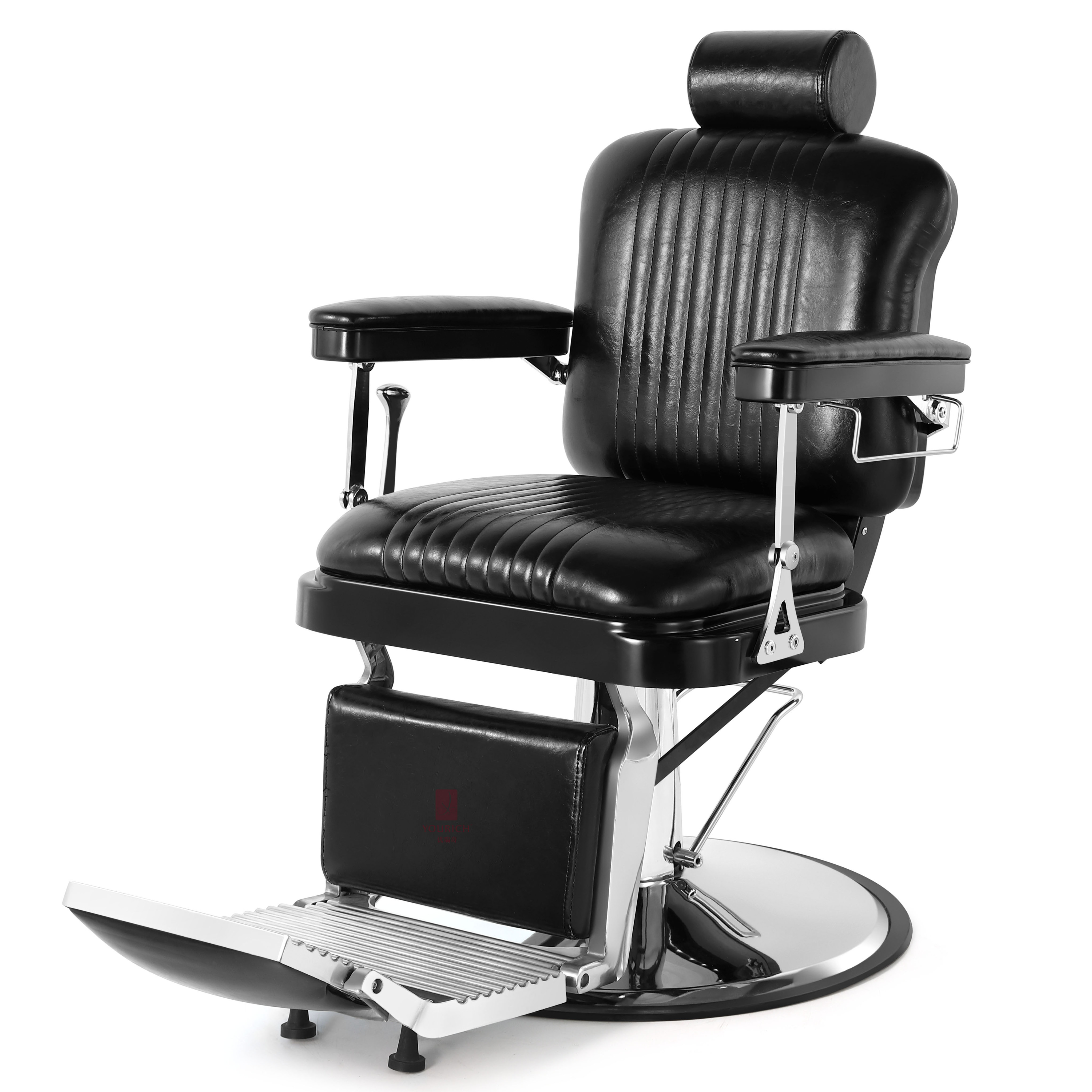 Silver Barber Chair Spa Salon Beauty Furniture Hairdressing Hair Cut Chairs Manufacture Direct Sale