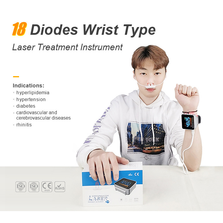 650nm Laser Watch Treat Diabetes Semiconductor Laser Treatment Instrument Lower Blood Sugar Equipment