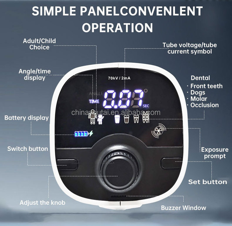 Dental equipments Original 70KV Woodpecker Mini Ray Portable Digital dental  X-ray  Camera Machine