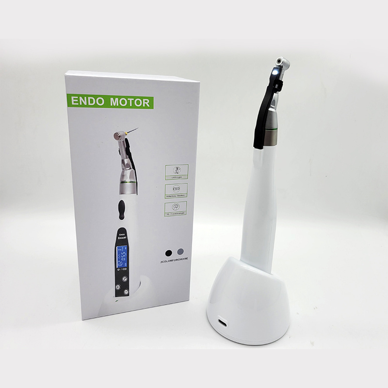 Wireless Dental Endo Rotary Motor LED 16:1 Contra Angle Dental Endo Motor with Apex Locator