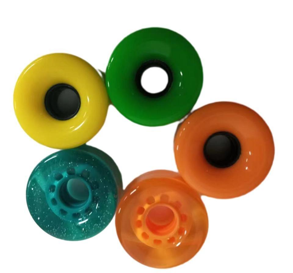 YSMLE Factory Custom outdoor  65mm X 35mm High Quality quad Wheels  for  Roller Skates and Skateboard