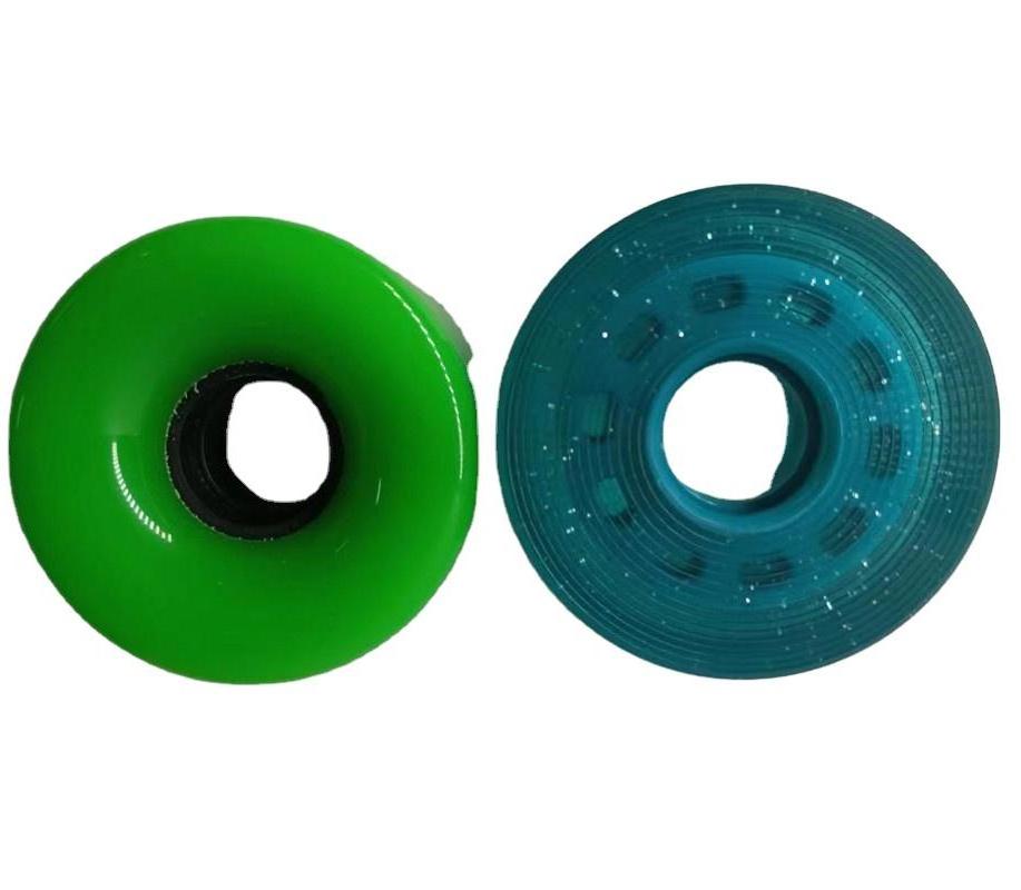 YSMLE Factory Custom outdoor  65mm X 35mm High Quality quad Wheels  for  Roller Skates and Skateboard