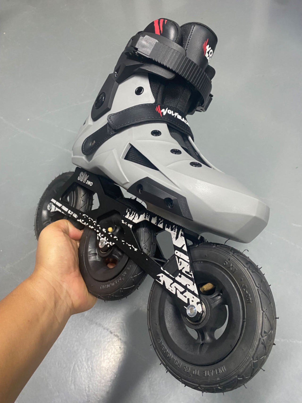 YSMLE New Arrival high-quality patines professional racing cross-country Speed 3 Wheels Inline Skates