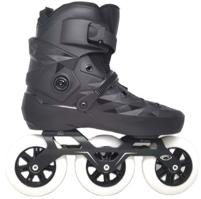 YSMLE Adult Customized  110mm UrbanUnisex Hard Boot Freestyle Slalom Outdoor Roller 3 WheelsInline Skate