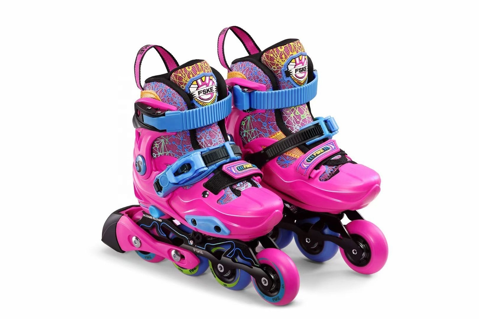 4WD adjustable urban outdoor freestyle fitness speed racing roller inline skate for kids