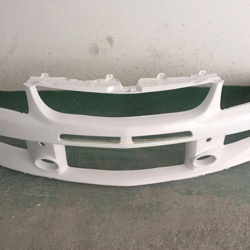 For lancer evolution 9 evo 9 OEM front bumper without front lip Glass fiber