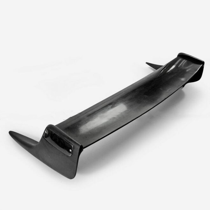 For  mk4 MKIV JZ80 TRD Style Fiberglass Rear Trunk Spoiler Wing with carbon fiber spoiler end caps