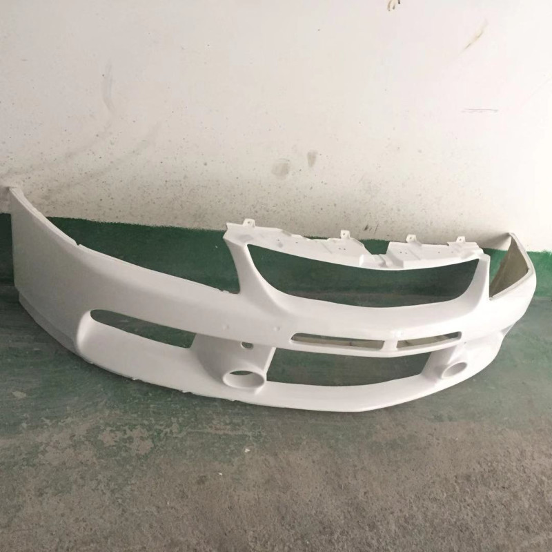 For lancer evolution 9 evo 9 OEM front bumper without front lip Glass fiber