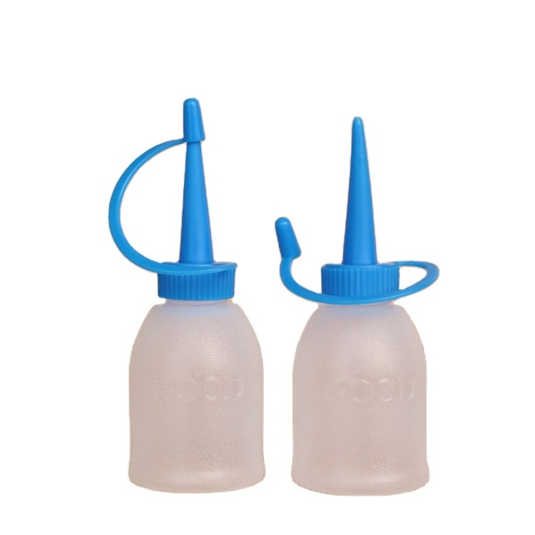 Industrial Grade Dispensing Glue 30ML Thickened PU Dispensing Tip Small Oil Bottle with dropper spout