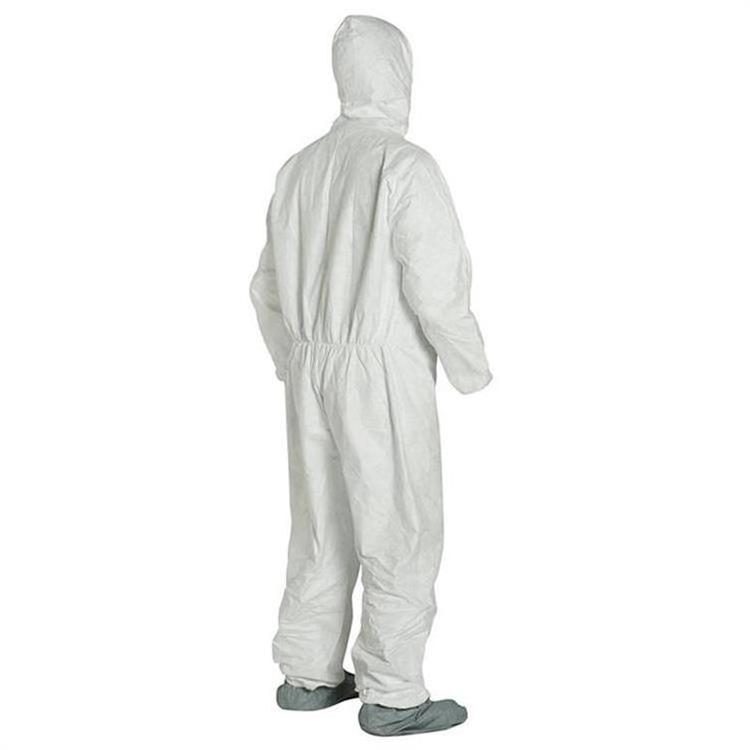 RTS fast delivery stock dupont tyvek 500 xpert 400 coverall disposable chemical Isolation gown protective disposable coverall