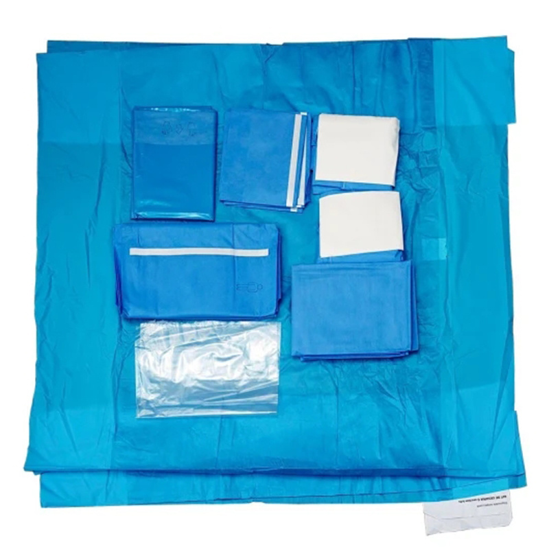 OEM Disposable Cesarean Section Surgical Drape Pack Kit Manufacturer Medical Consumable Disposable Surgical Pack