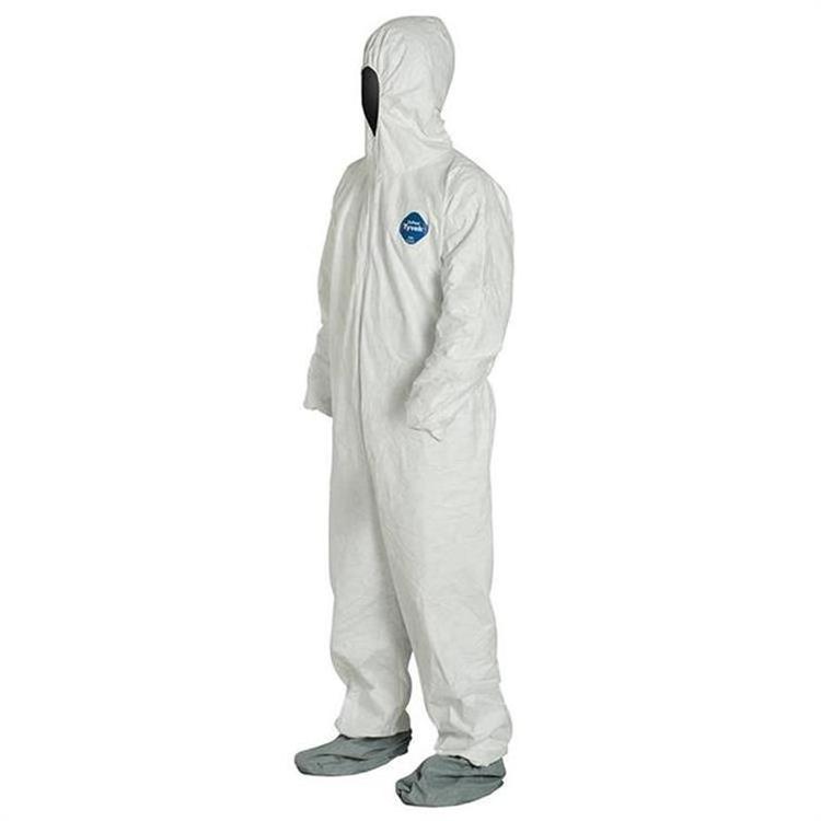 RTS fast delivery stock dupont tyvek 500 xpert 400 coverall disposable chemical Isolation gown protective disposable coverall