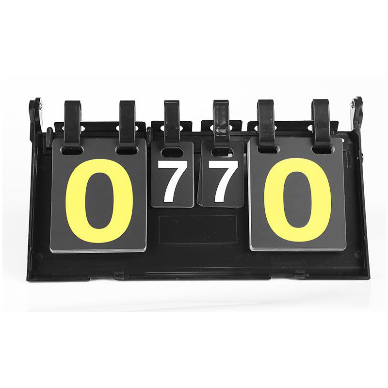 high quality  football basketball table top manual digital sports scoreboard portable