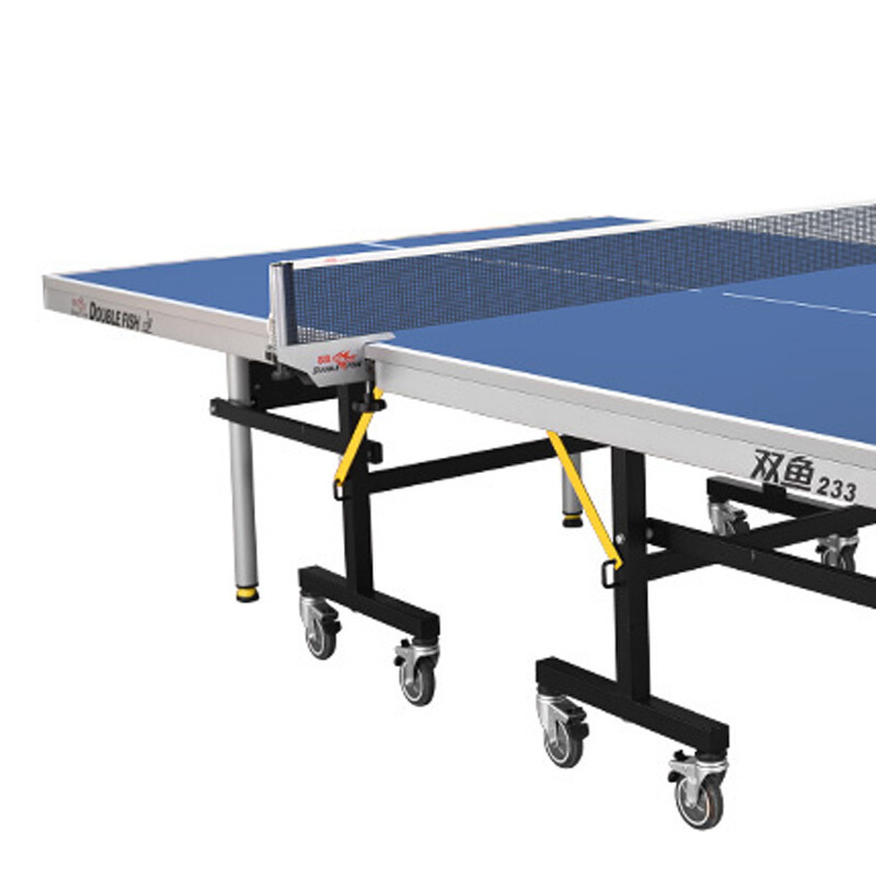 Doublefish 233 national competition  ITTF approved 25mm folding  movable table tennis wholesale pingpong table