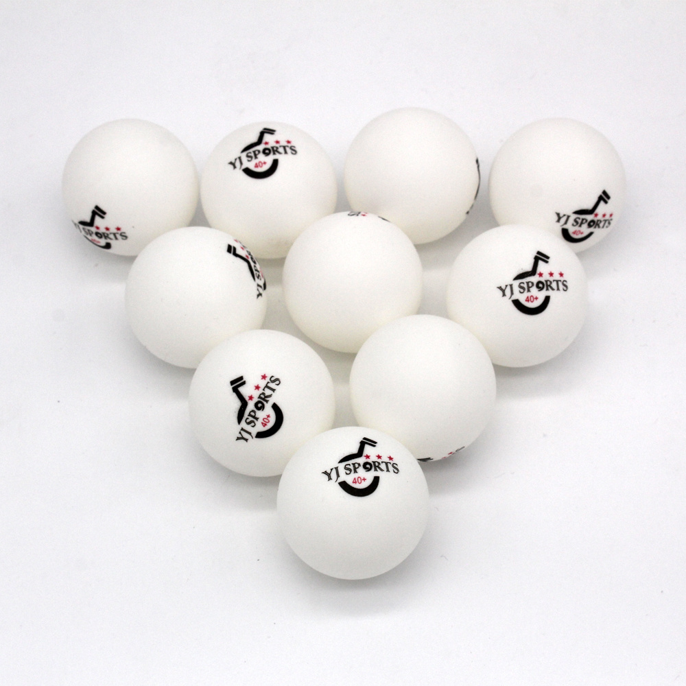 YJ yunjia 40+ training 3 star white abs plastic pingpong training ball cheap table tennis ball