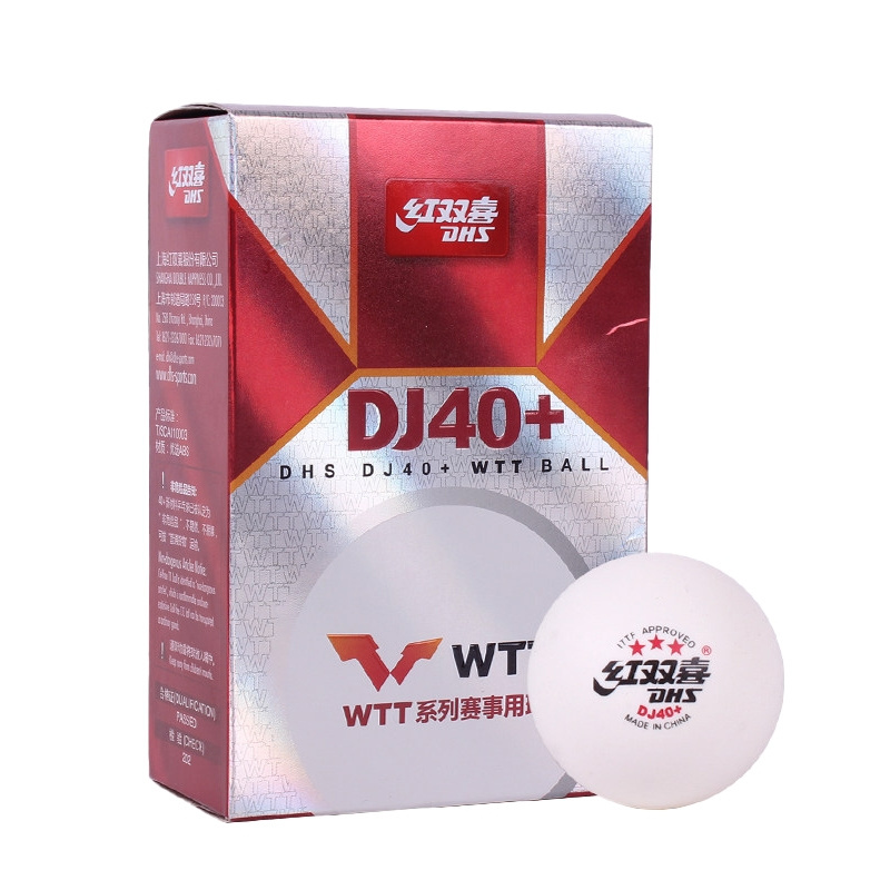 DHS ITTF DJ40+ DHS 3 Star Ping 3-star Table Tennis Ball World Table Tennis Championships Pong Balls Plastic New Material ABS 2.7