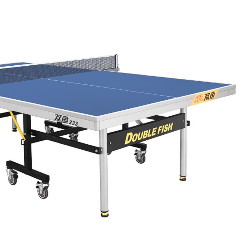 Doublefish 233 national competition  ITTF approved 25mm folding  movable table tennis wholesale pingpong table