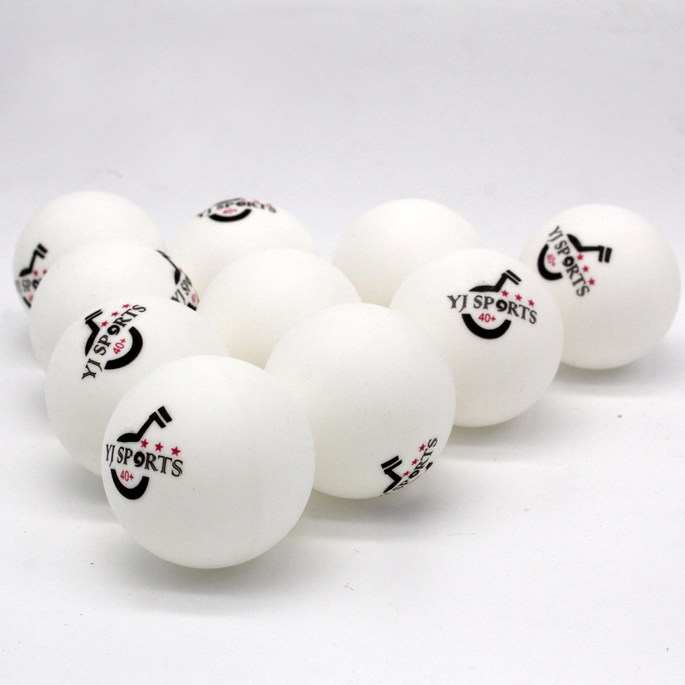 YJ yunjia 40+ training 3 star white abs plastic pingpong training ball cheap table tennis ball