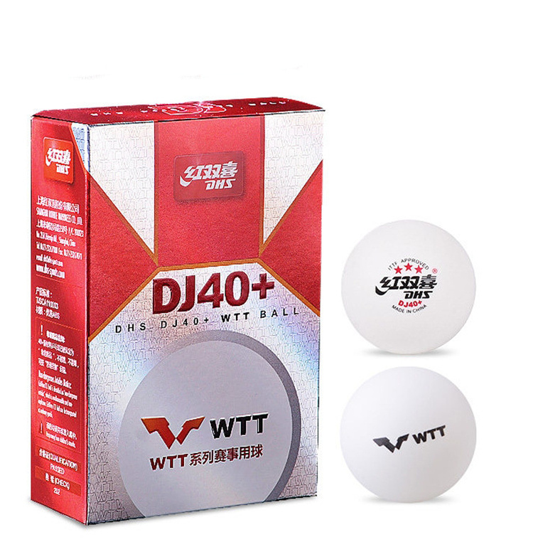 DHS ITTF DJ40+ DHS 3 Star Ping 3-star Table Tennis Ball World Table Tennis Championships Pong Balls Plastic New Material ABS 2.7