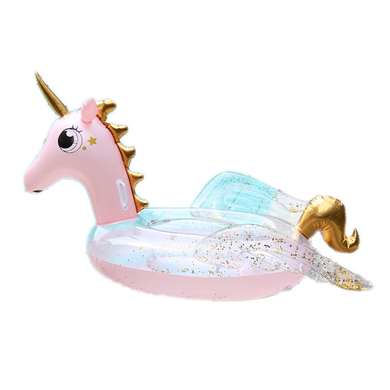 YJ Wholesale summer pool floats for kids swimming float outdoor inflatable unicorn pool float chair