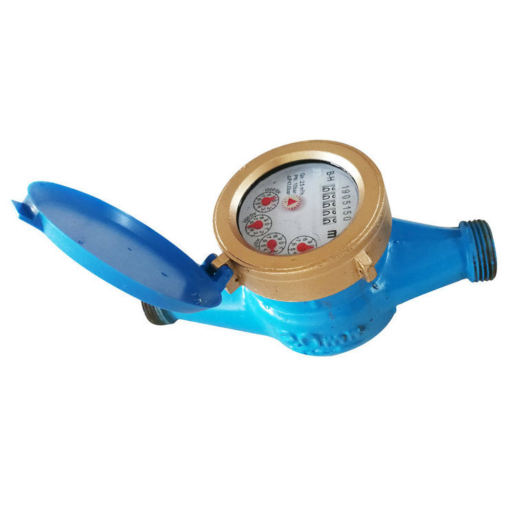 20MM Multi Jet Wet Type Iron Body Water Meter