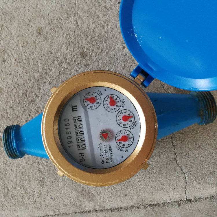 20MM Multi Jet Wet Type Iron Body Water Meter