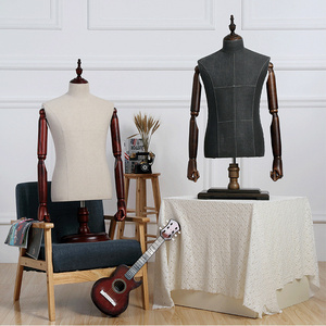 80F-9 fashion headless male half body adjustable dressmaker tailor dummy draping mannequin