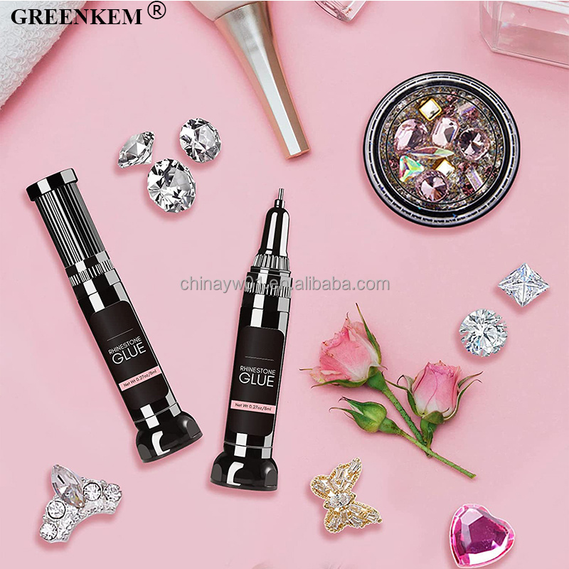 New Adhesive Nail Rhinestone Glue Gel Nail Diamond Rhinestone No Wash Seam Filling Strong Adhesive Nail Rhinestone Glue