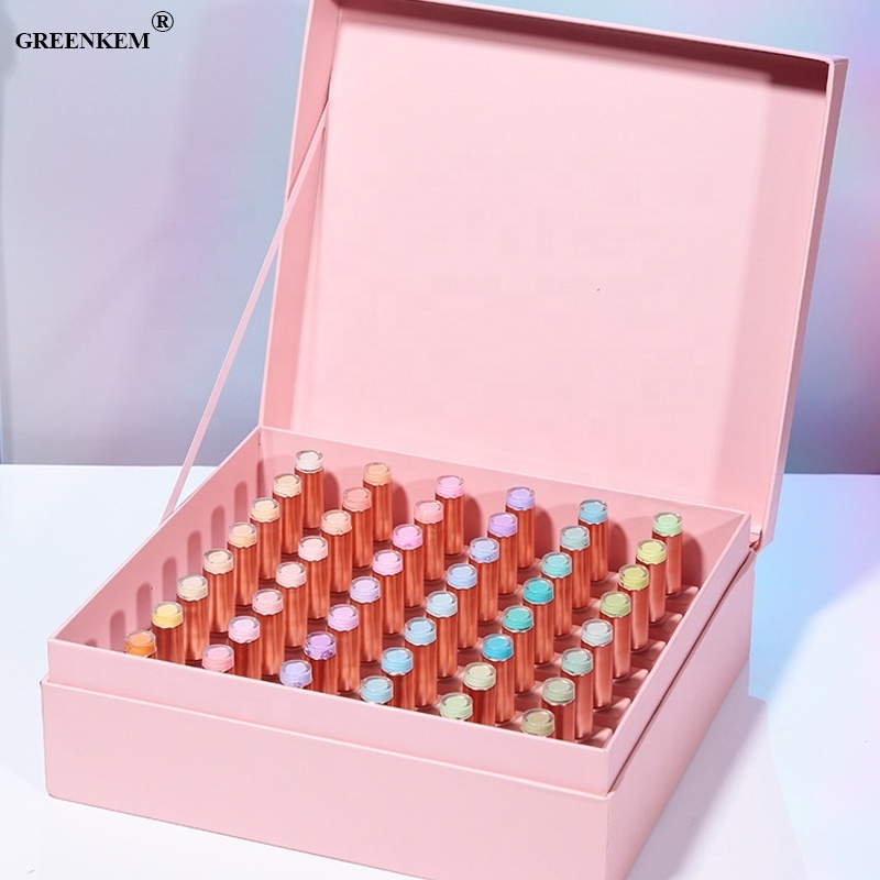 1pc/48pcs Set Nail Supplies Customized LOGO Soak Off Nail Gel Polish Box Unique Bottle Macaroon UV Gel Nail Polish Set