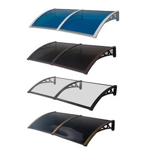 Best price superior quality PC window door canopy / DIY plastic door canopy awning