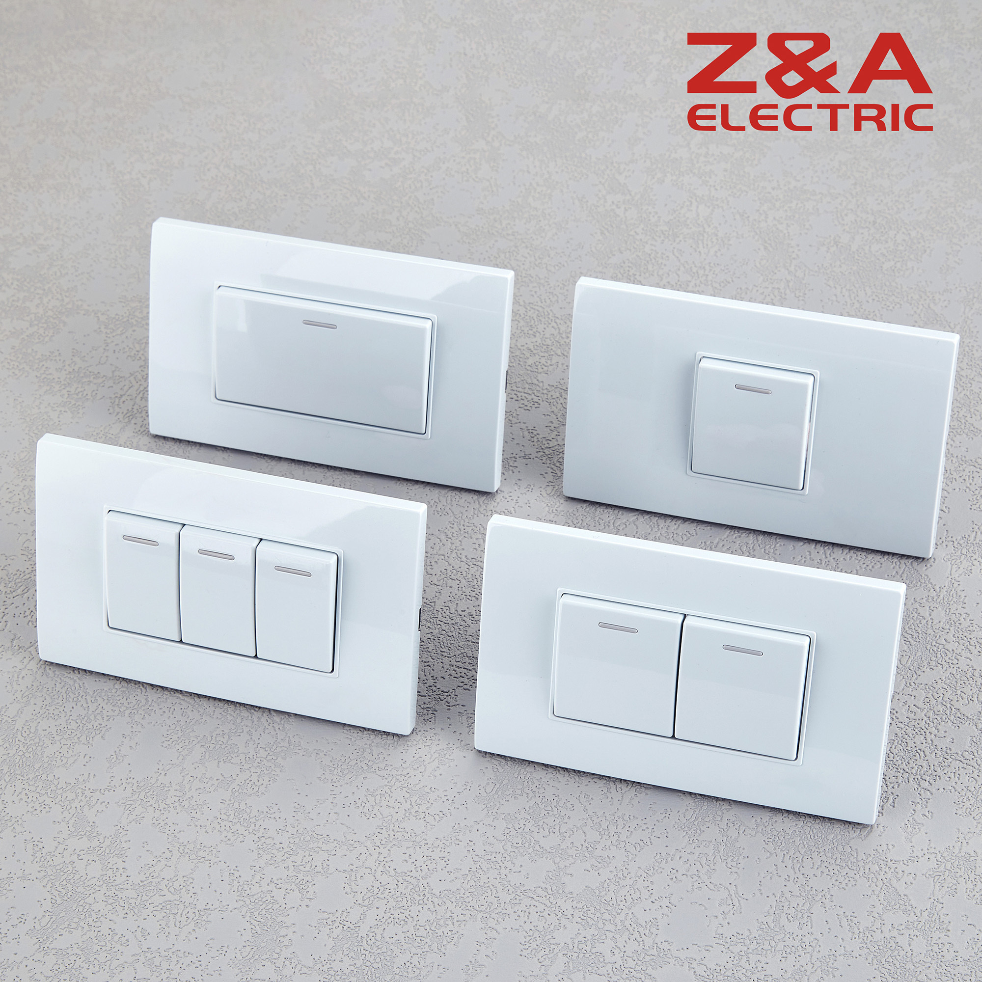 AK SERIES WHITE Factory Supply American Standard Wall Switch Electric Light House USA switches