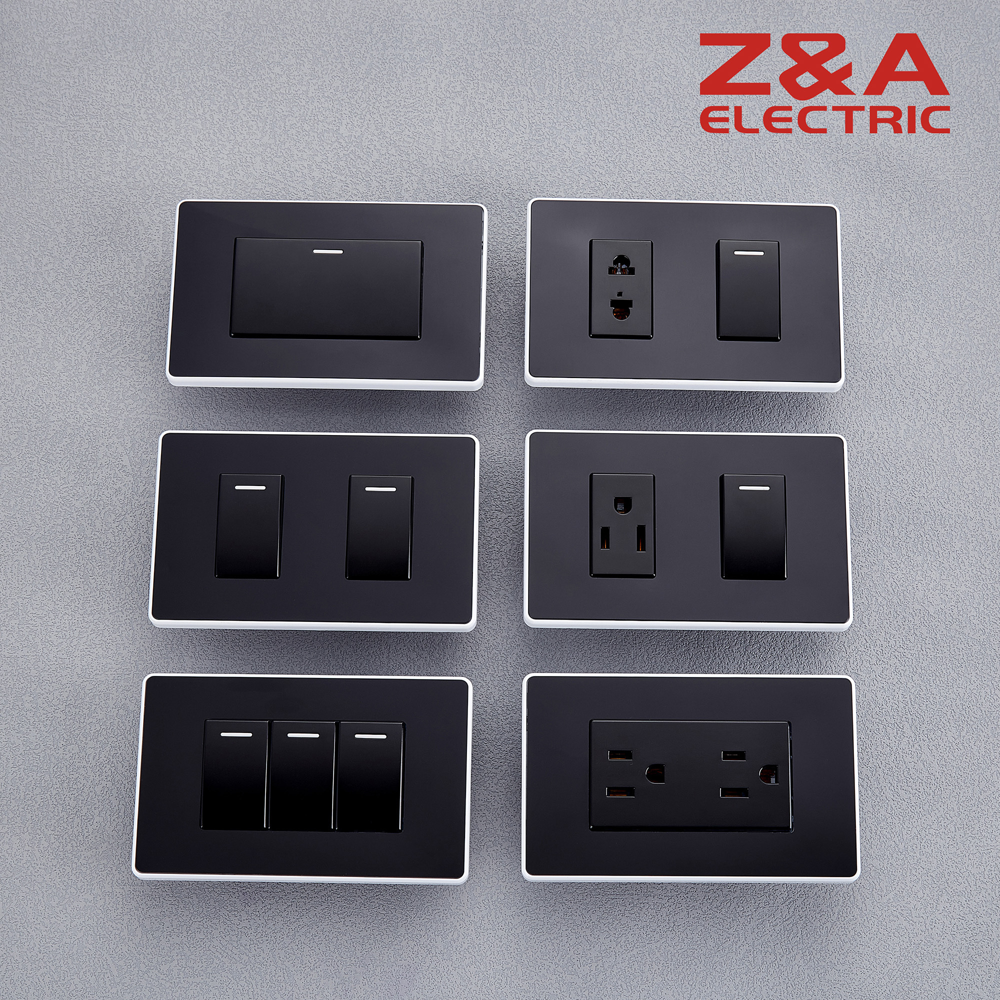 AG series  USA thin design light modular different Switch door bell wall  switch Electric  wall switch