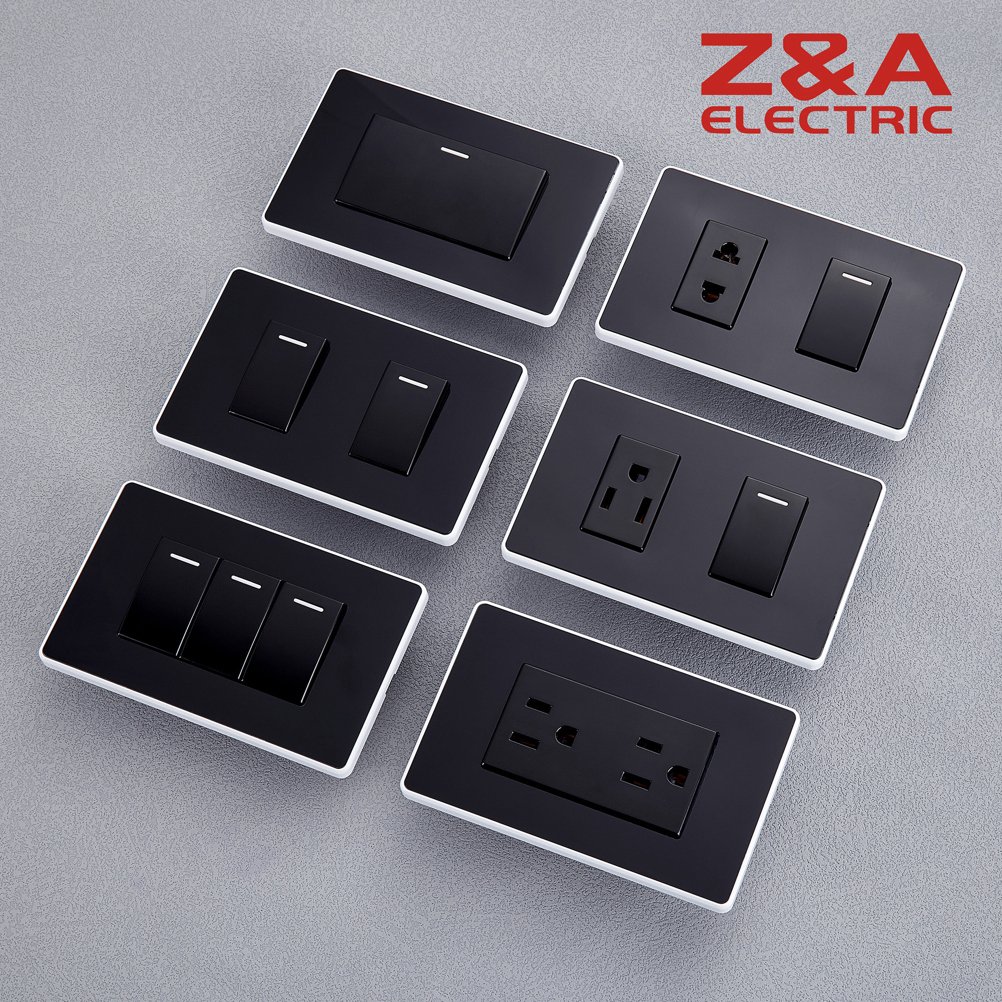 AG series  USA thin design light modular different Switch door bell wall  switch Electric  wall switch