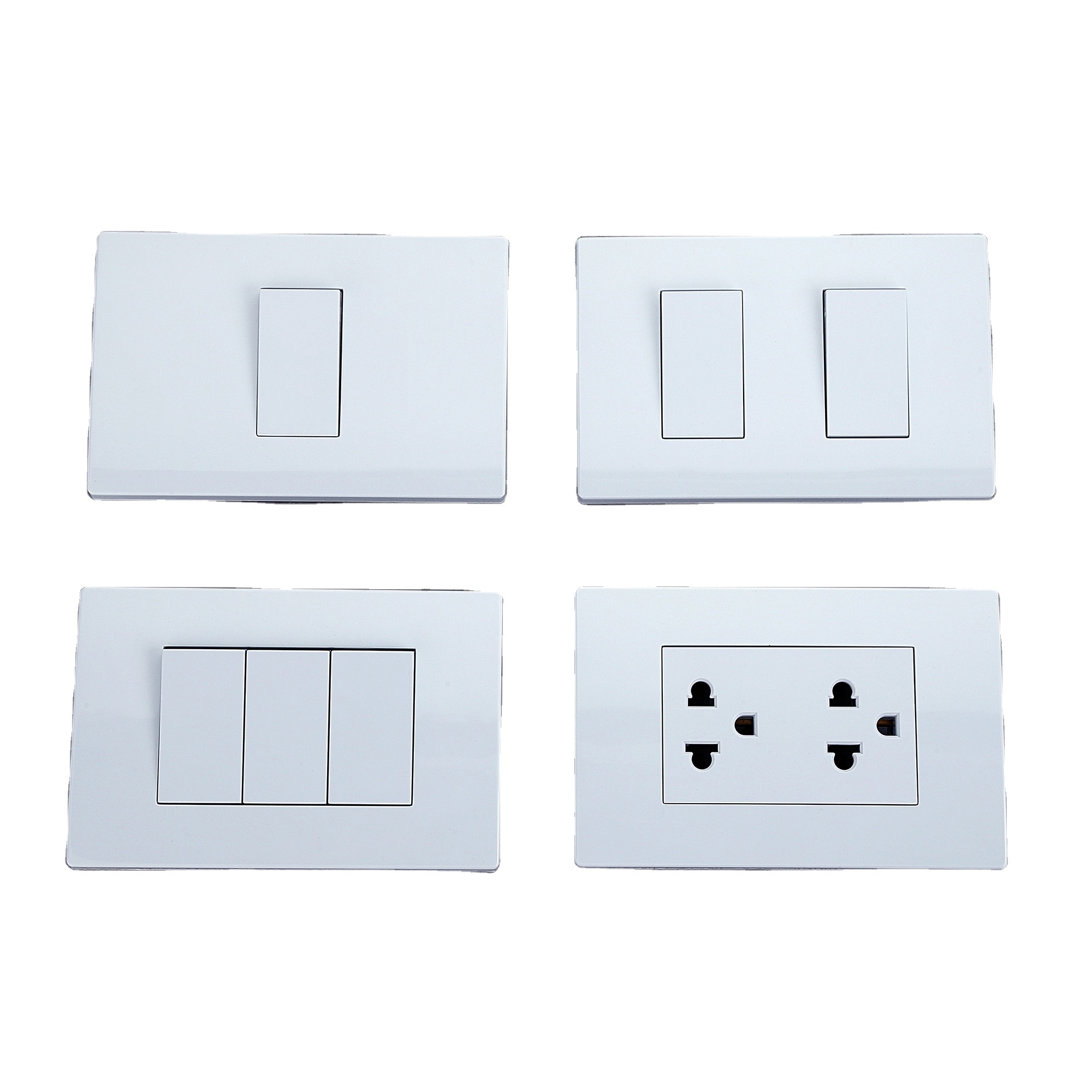 KD2101 KD Series White Z&A ZA Electric Wall Switch