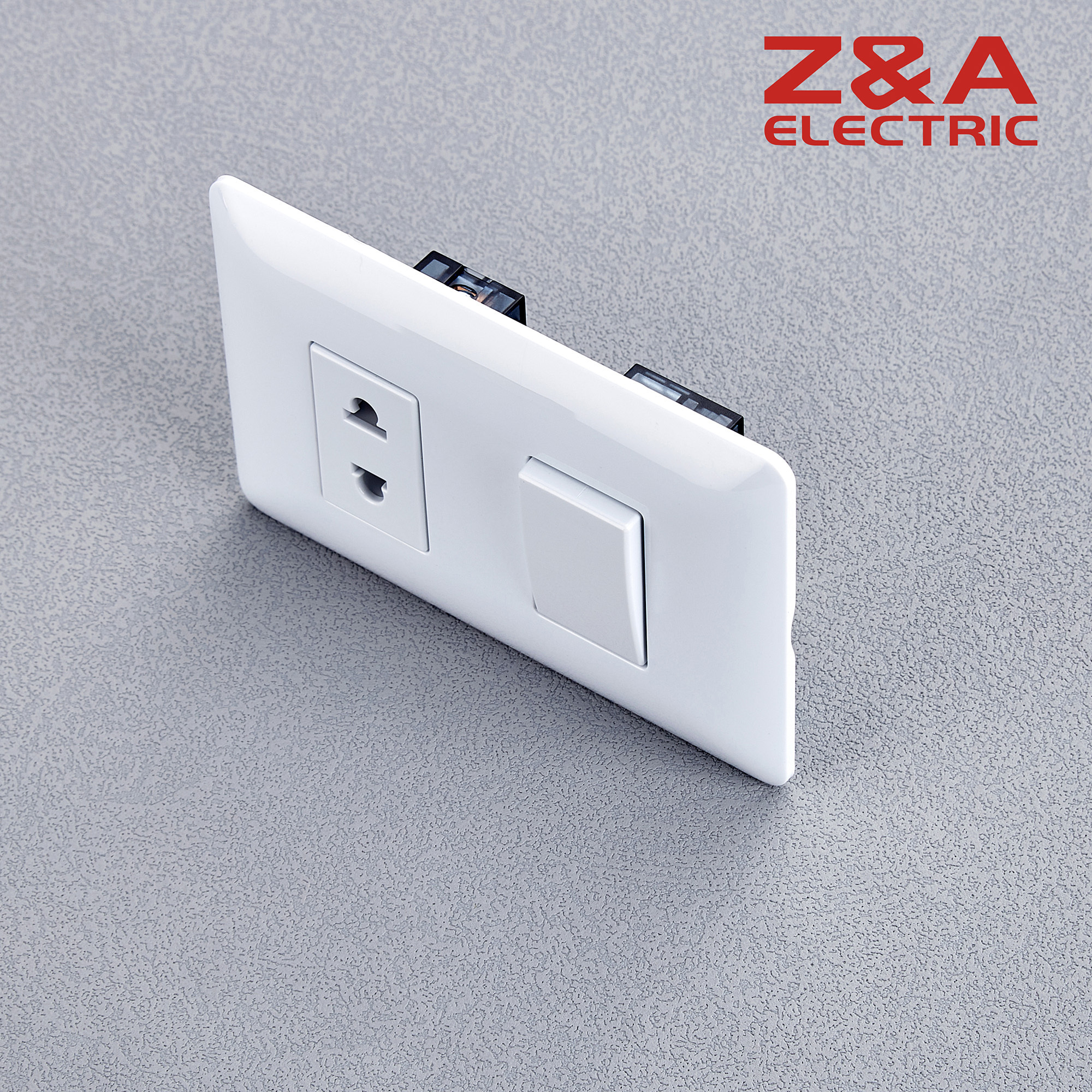 AM series white American General Interruptor Switch Socket US Standard PC Wall Light Electrical Sockets and Switches