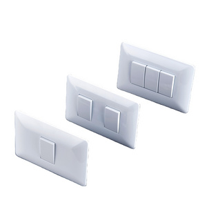 AM series white American General Interruptor Switch Socket US Standard PC Wall Light Electrical Sockets and Switches